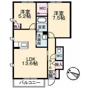 メゾンRYOSENII【1階】の間取り