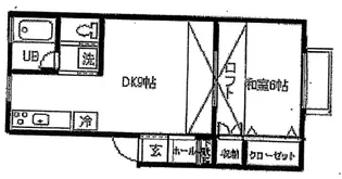 コーポ仁八【2階】の間取り