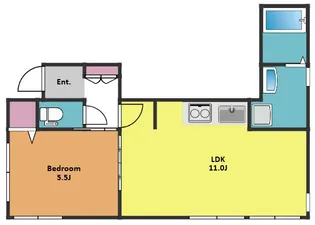 Mhaus【1階】の間取り