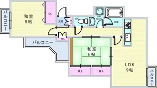 リブレ上野東【1階】の間取り