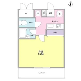 カーサ台町【2階】の間取り