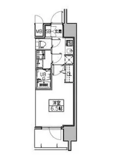 S-RESIDENCE城東SEVER【8階】の間取り