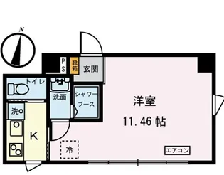 パルク北参道【5階】の間取り