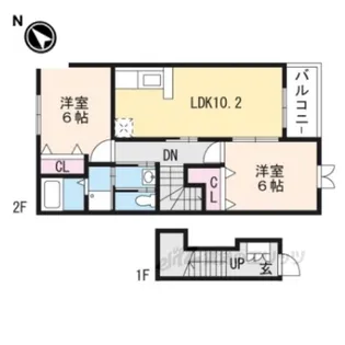 コンコード【2階】の間取り