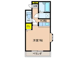 ロイヤルパレス1【2階】の間取り
