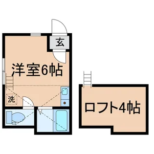 神奈川県横浜市保土ヶ谷区岩崎町【アパート】の間取り