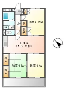 エスポワールMII【4階】の間取り
