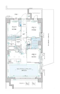 クリオ氷川台シーズンテラス【3階】の間取り