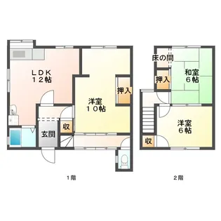 和歌山県和歌山市和田【一戸建】の間取り