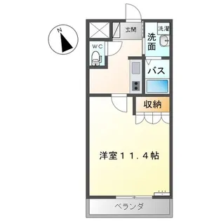 フォレストヒルズ【1階】の間取り