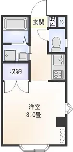 ローズフカミ【2階】の間取り