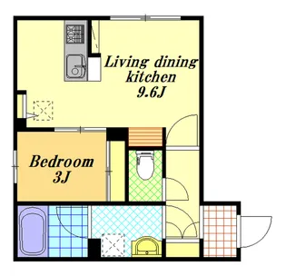 1LDKの間取り画像