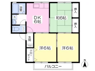 ニューエレガンス【2階】の間取り