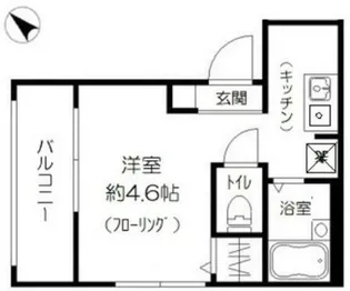 MELDIA池袋【1階】の間取り