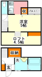 ADC飯塚SARA【2階】の間取り