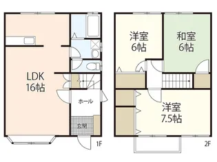 広島県広島市安芸区矢野西4【一戸建】の間取り