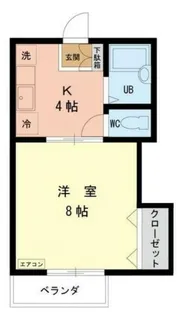 サニーホームズ【2階】の間取り