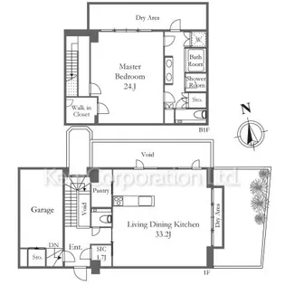 THE CONOE 西麻布【1階】の間取り