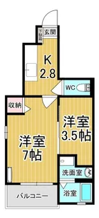 AKANE【1階】の間取り