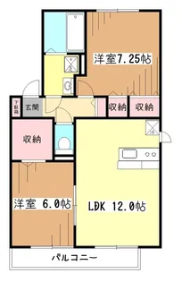 フローラルガーデン【2階】の間取り