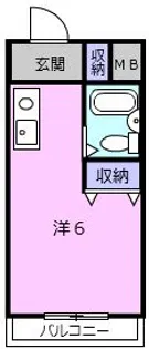 奈良県奈良市あやめ池南2【マンション】の間取り