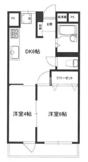 京都四条グランドハイツ【8階】の間取り