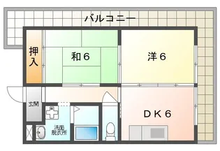 サウス香里【3階】の間取り