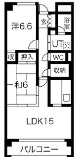 コンフォート西神戸【4階】の間取り