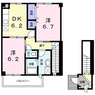 アベニール・T&M【2階】の間取り