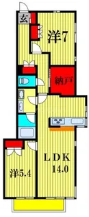 アプリコットハウス【1階】の間取り