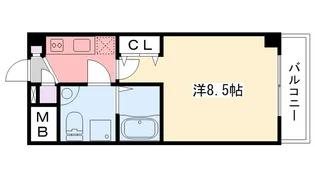 セレニテ甲子園【3階】の間取り