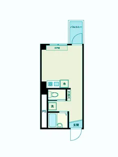 1Kの間取り画像