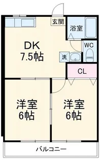 ヒルズ21【2階】の間取り