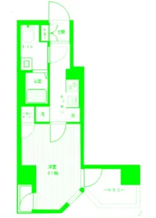 メディフィス横濱関内【9階】の間取り