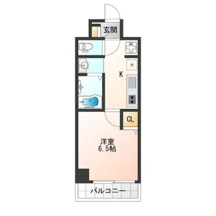 1Kの間取り画像