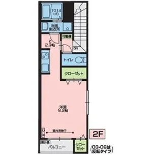 ib(アイビー)【2階】の間取り