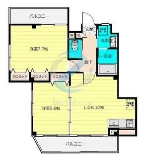 東京都江戸川区松江7【マンション】の間取り