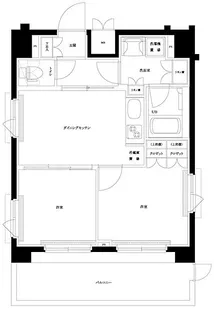 東京都江東区北砂5【マンション】の間取り
