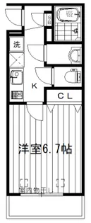 グレイスフル若宮【2階】の間取り