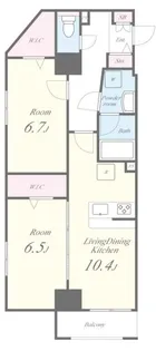 JPT RESIDENCE【6階】の間取り