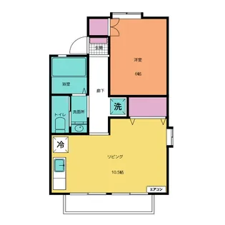 セジュール田中 A棟【2階】の間取り