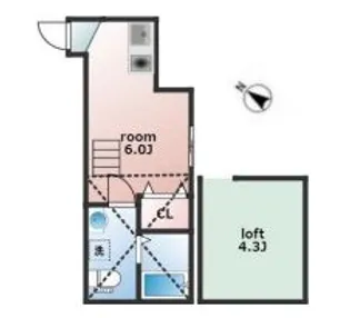 インベスト大森27【1階】の間取り