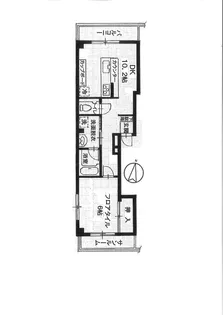 ハイム丸越【4階】の間取り