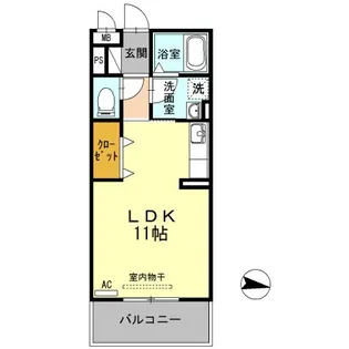 ヴェリエーロ【2階】の間取り