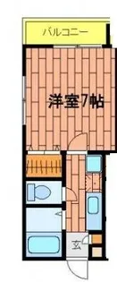 東京都小金井市本町2【アパート】の間取り