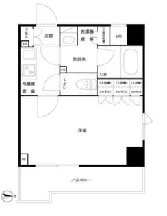 ルーブル池袋弐番館【3階】の間取り