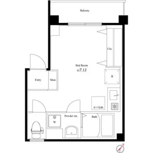 VEXA下目黒【1階】の間取り