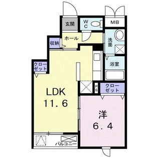 東京都清瀬市竹丘3【マンション】の間取り