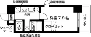 ピーコック・ハウスII【1階】の間取り