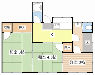 滋賀県大津市滋賀里3【一戸建】の間取り